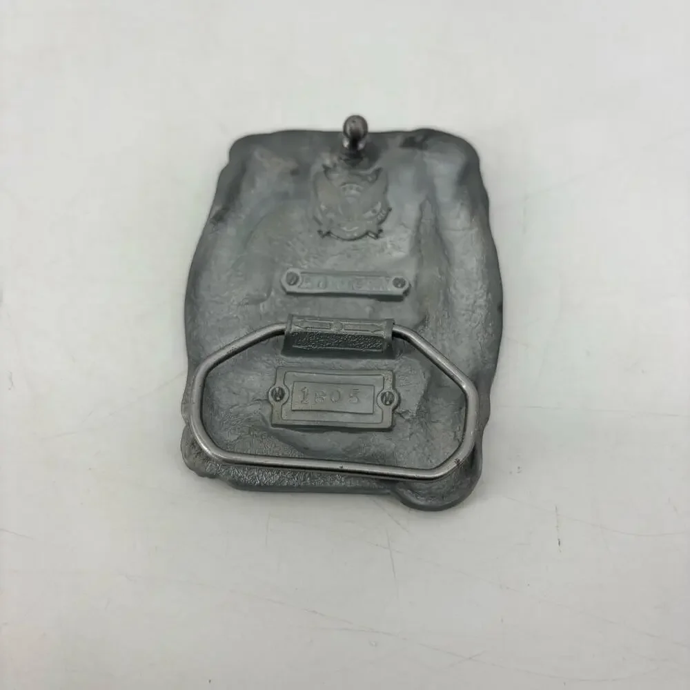 Volunteer Firefighter Belt Buckle Enamel Great American Buckle Co #1805